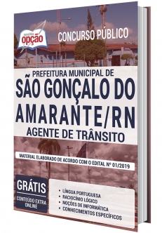 Concurso Prefeitura de São Gonçalo do Amarante 2020-AGENTE DE TRÂNSITO